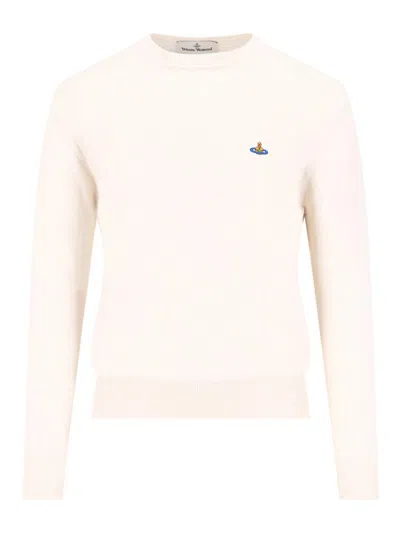 Vivienne Westwood Suéter Con Escote Barco - Blanco In White