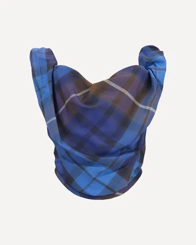 Vivienne Westwood Sunday Checked Corset In Blue