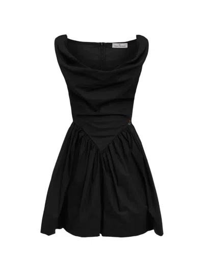 Vivienne Westwood Sunday Corset-inspired Mini Dress In Black