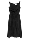 Vivienne Westwood Woman Midi Skirt Brown Size 0 Virgin Wool In Black