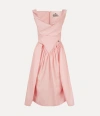 Vivienne Westwood Sunday Dress Cotton Pink 46 Women In Pink