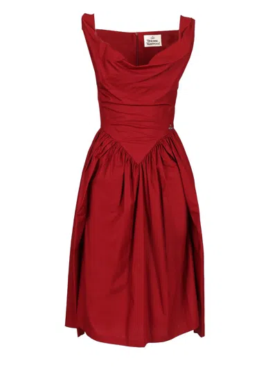 VIVIENNE WESTWOOD SUNDAY DRESS DRESSES RED