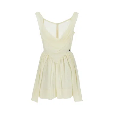 Vivienne Westwood 'sunday' Muslin Mini Dress In Gray