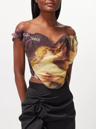 Vivienne Westwood Sunday Corset Top In Kiss