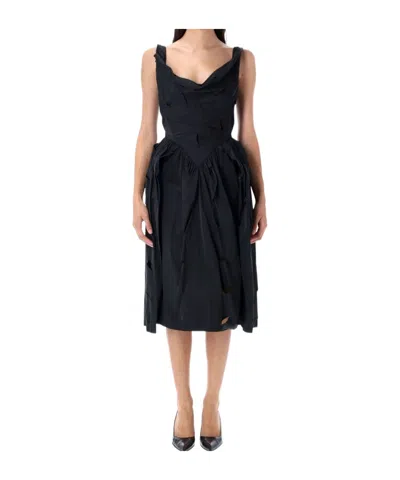Vivienne Westwood Sunday Sleeveless Dress In Black