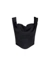 Vivienne Westwood Minimalist Black Top With Clean Lines And Tailored Fit In Black
