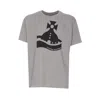 Vivienne Westwood Crewneck T-shirt Graphic Print In Grey