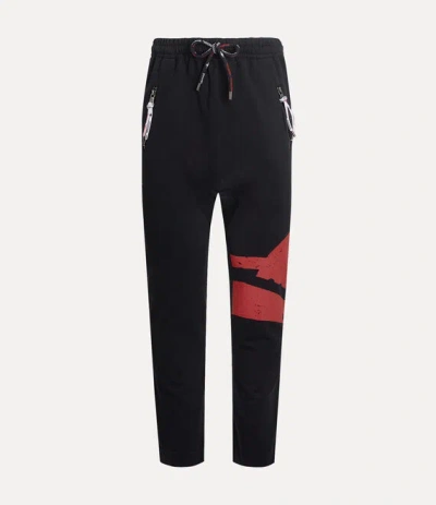 Vivienne Westwood Sunken Orb Football Trousers Cotton Black Xl Unisex