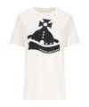 Vivienne Westwood Signature Sunken Orb Logo-print T-shirt In White