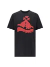 Vivienne Westwood Sunken Orb T-shirt In Black  