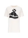 Vivienne Westwood Signature Sunken Orb Logo-print T-shirt In White