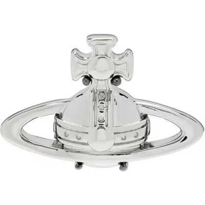 Vivienne Westwood Suzon Single Earring In Metallic