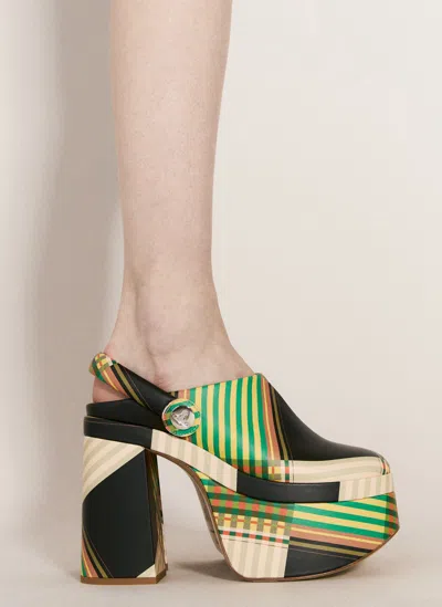 Vivienne Westwood Swamp Platform Clogs In Multicolor