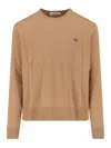 Vivienne Westwood Knitted Crew Neck Sweater Long Sleeves In Brown