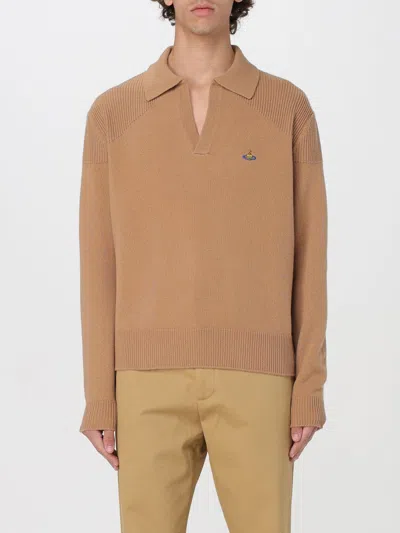 Vivienne Westwood Sweater  Men Color Beige In Brown