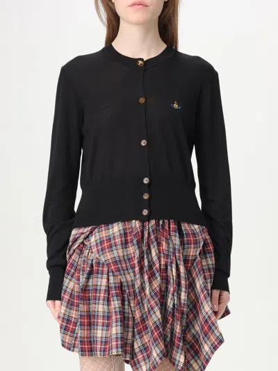 VIVIENNE WESTWOOD CARDIGAN VIVIENNE WESTWOOD WOMAN COLOR BLACK,G55439002