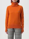 Vivienne Westwood Giulia Turtleneck Jersey In Orange