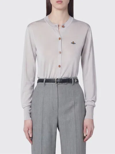 Vivienne Westwood Sweater Woman Color Grey In Multi