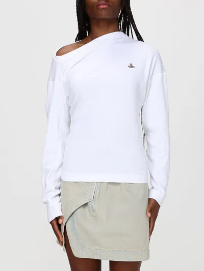 Vivienne Westwood Ls Hebo Sweater In White