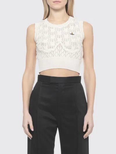 Vivienne Westwood Sweater Woman  In White