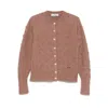 Vivienne Westwood Mens Blush Rubina Orb-embroidery Stretch-wool Blend Cardigan In Pink