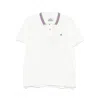 Vivienne Westwood Ribbed Collar Short Sleeves T-shirt In White