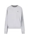 Vivienne Westwood Orb-embellished Crew Neck Sweatshirt In Gray