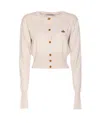 Vivienne Westwood Off-white Cashmere-blend Cardigan Women In Neutral