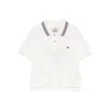 Vivienne Westwood Ribbed Collar Short Sleeves Top In White