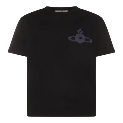 Vivienne Westwood T-shirt E Polo Nero In Black