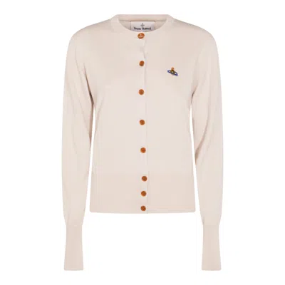 Vivienne Westwood Sweaters Dusty White In Pink