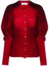 Vivienne Westwood Eli Cardigan In Red Wool In Red