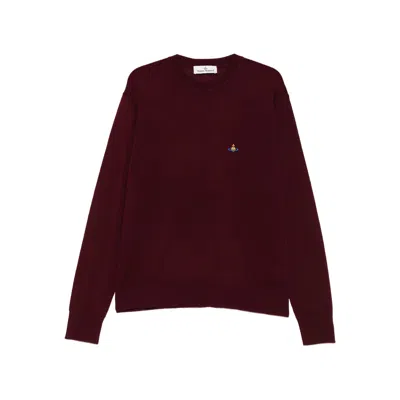 Vivienne Westwood Sweaters Red In Burgundy