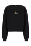 Vivienne Westwood Athletic Logo Jersey Sweatshirt In Black