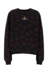 Vivienne Westwood Oversize Crew Neck Sweatshirt With Graphic Print In Printed