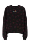 Vivienne Westwood Oversize Crew Neck Sweatshirt With Graphic Print In Printed