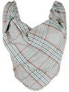 VIVIENNE WESTWOOD VIVIENNE WESTWOOD SWEETHEART NECKLINE CHECKED CORSET TOP