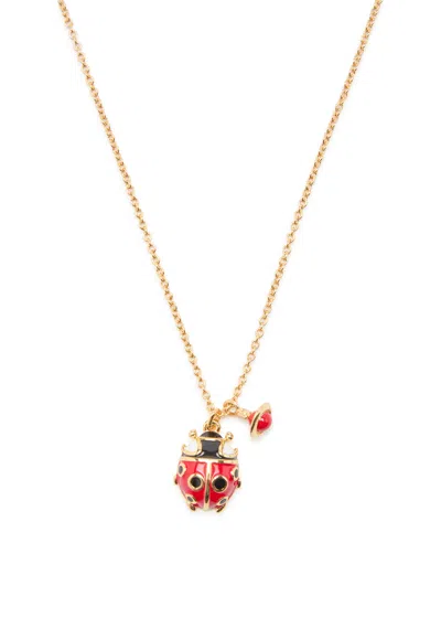 Vivienne Westwood Sylvana Enamelled Necklace In Gold