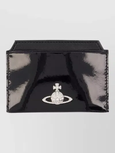 Vivienne Westwood Synthetic Card Holder In Black