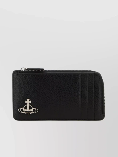 Vivienne Westwood Synthetic Leather Card Holder With Metal Detail