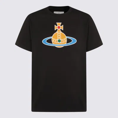 Vivienne Westwood T-shirt E Polo Nero In Black