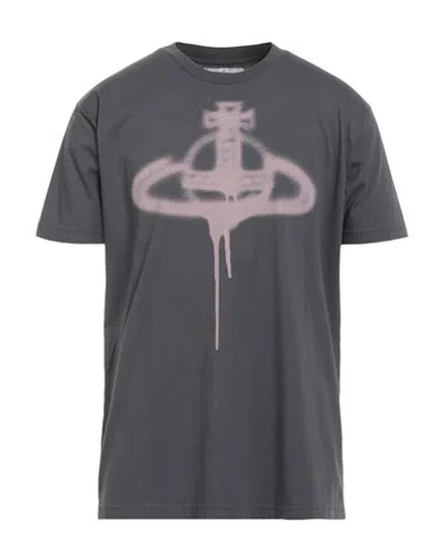 Vivienne Westwood T-shirt Grey Size L Cotton In Gray