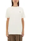 Vivienne Westwood T-shirt With Embroidery In White