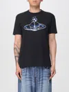 Vivienne Westwood Orb Print T-shirt In Black