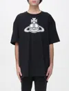 Vivienne Westwood Black Paris Orb Oversized T-shirt In Black