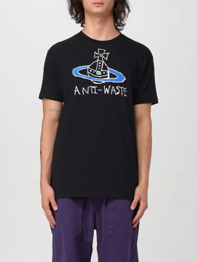 Vivienne Westwood Cotton T-shirt With Logo In Black