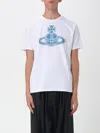 Vivienne Westwood White Paris Orb Classic T-shirt In White