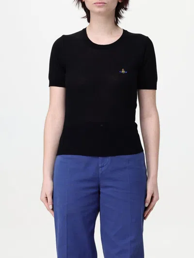 VIVIENNE WESTWOOD T-SHIRT VIVIENNE WESTWOOD WOMAN COLOR BLACK,G63060002