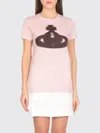 Vivienne Westwood Crew Neck Graphic Print Spray-paint Effect Top