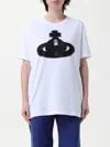 Vivienne Westwood Woman T-shirt White Size L Organic Cotton In White